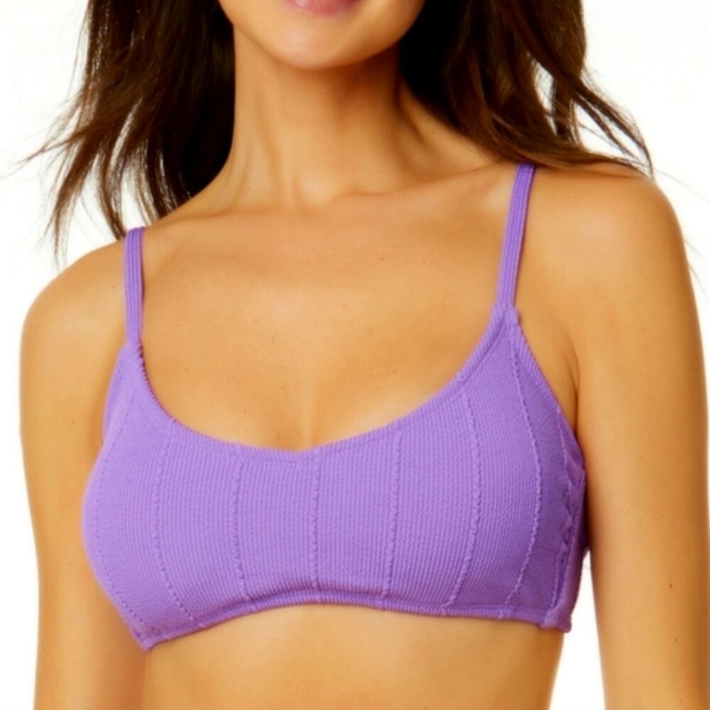 Salt + Cove Purple Bikini Top